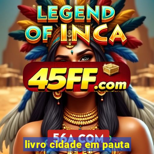 livro cidade em pauta